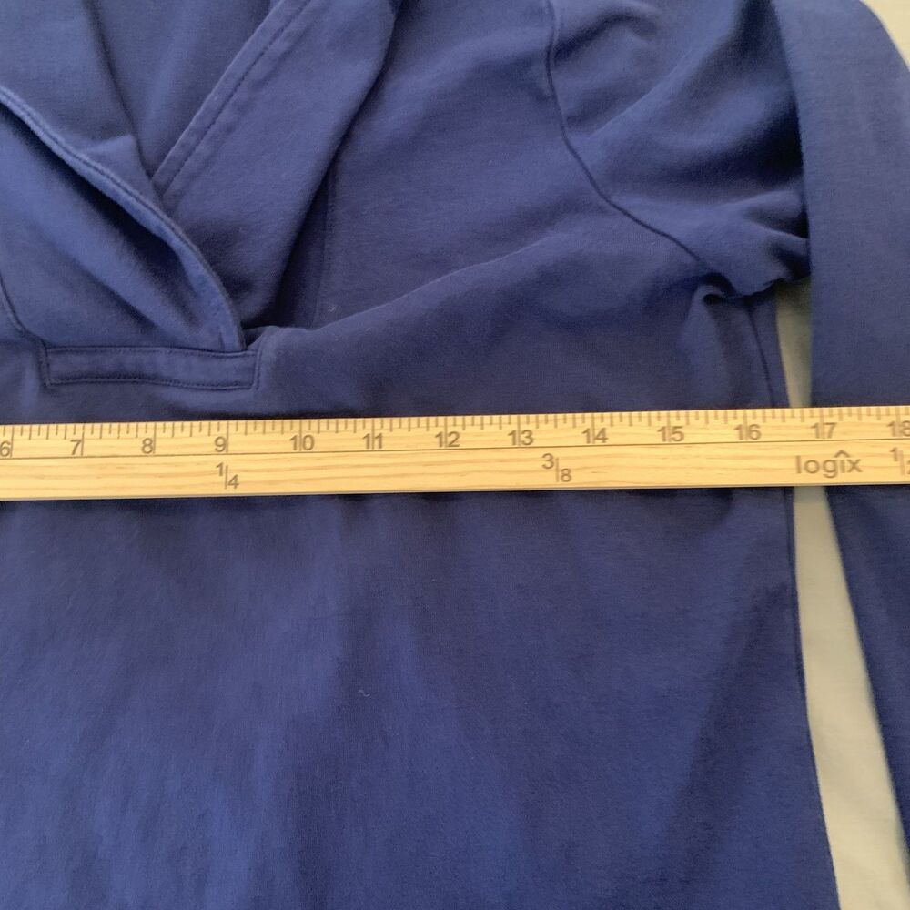 LL Bean Pullover Womens Small Petite Shawl Collar Long Sleeve Top Casual Layerin - Picture 5 of 8